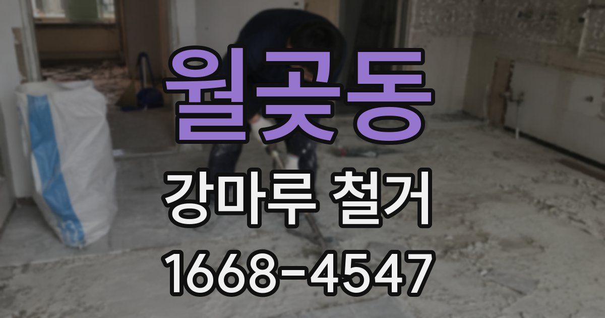 월곶동 강마루 철거