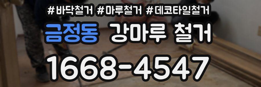 금정동 강마루 철거