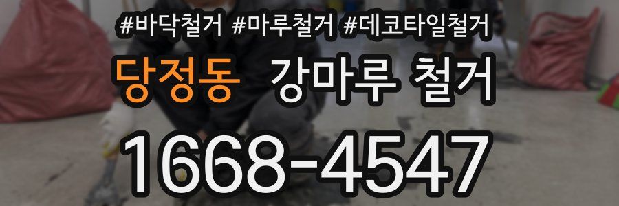 당정동 강마루 철거