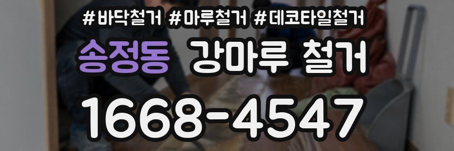 송정동 강마루 철거