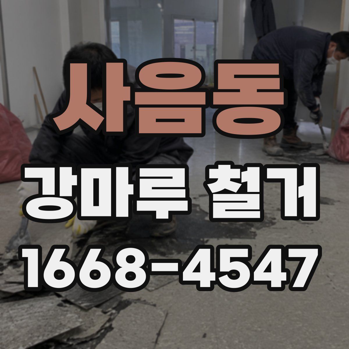사음동 강마루 철거