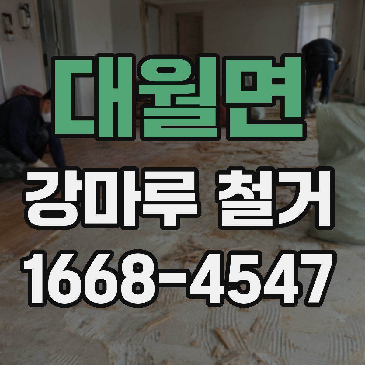 대월면 강마루 철거