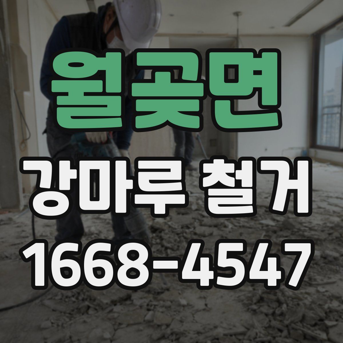 월곶면 강마루 철거