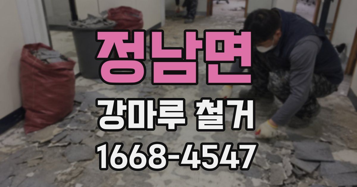 정남면 강마루 철거