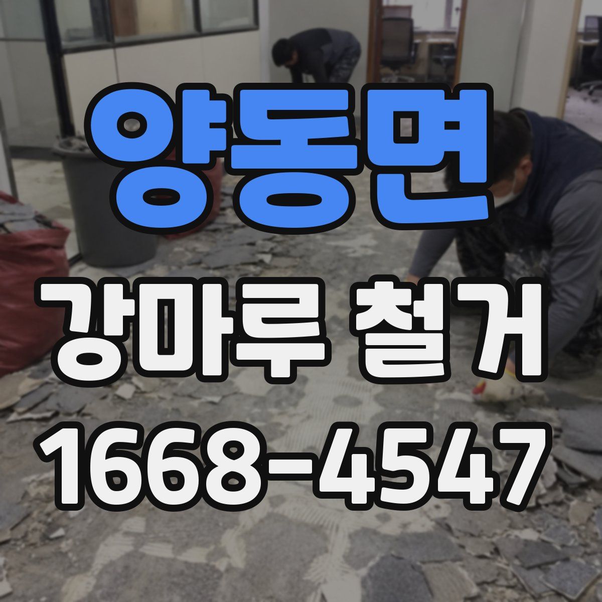 양동면 강마루 철거