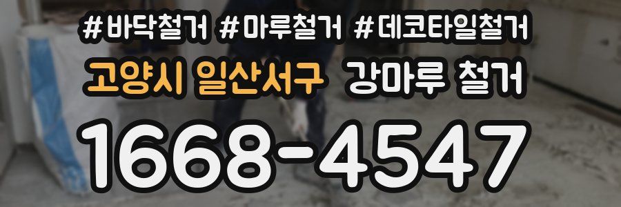고양시 일산서구 강마루 철거