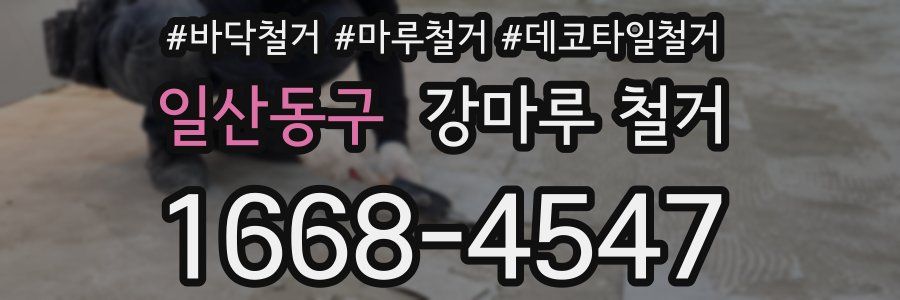 일산동구 강마루 철거