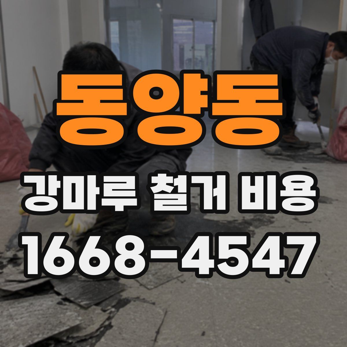 동양동 강마루 철거 비용