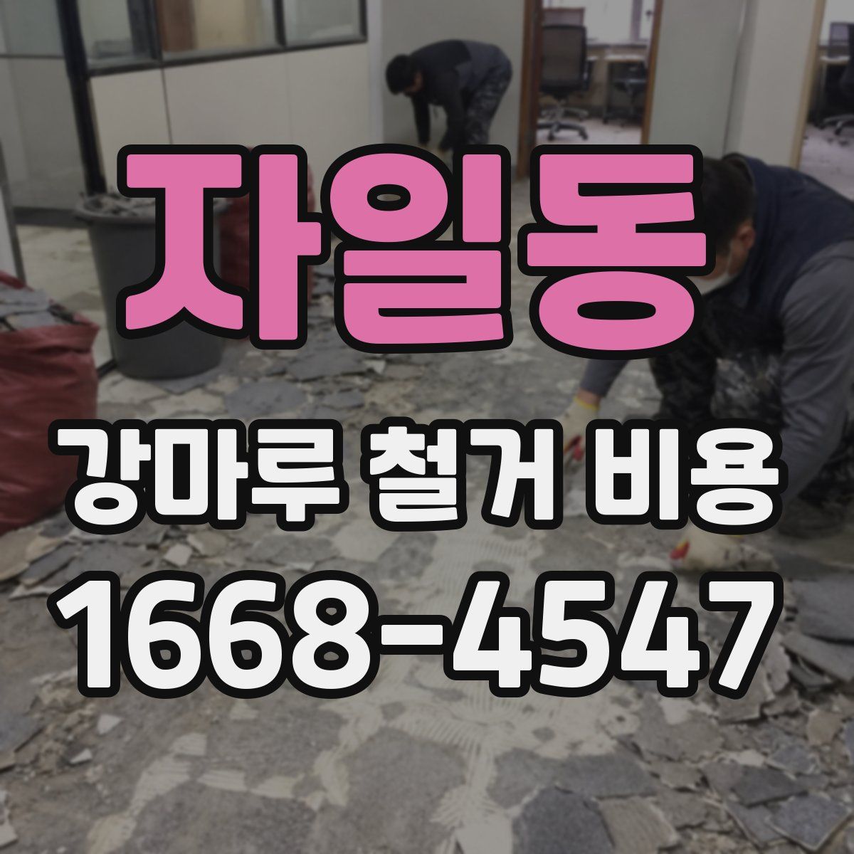 자일동 강마루 철거 비용