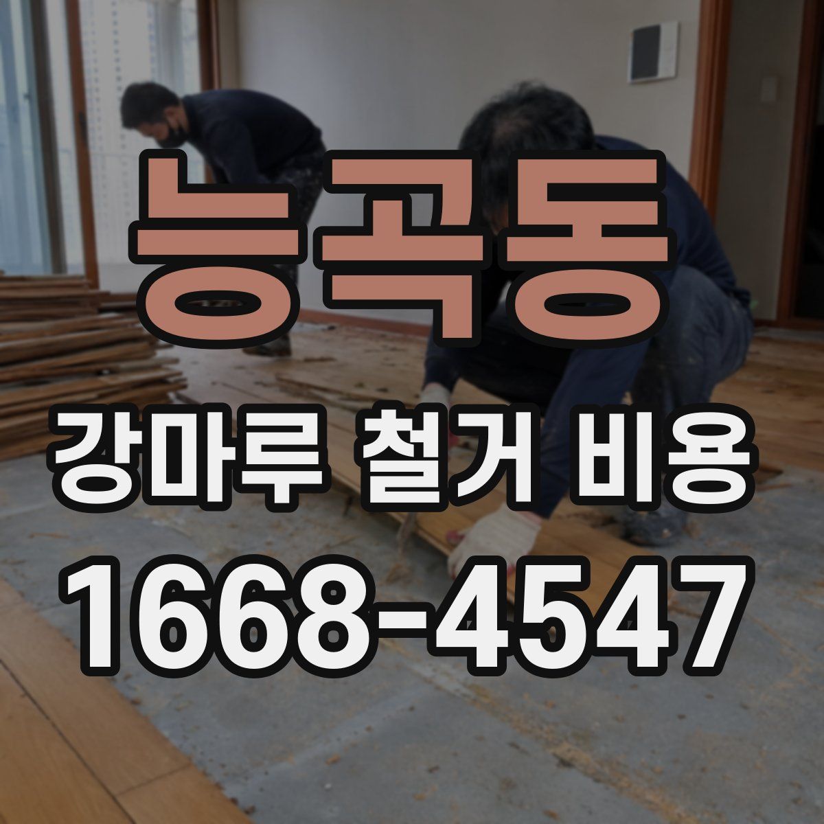 능곡동 강마루 철거 비용