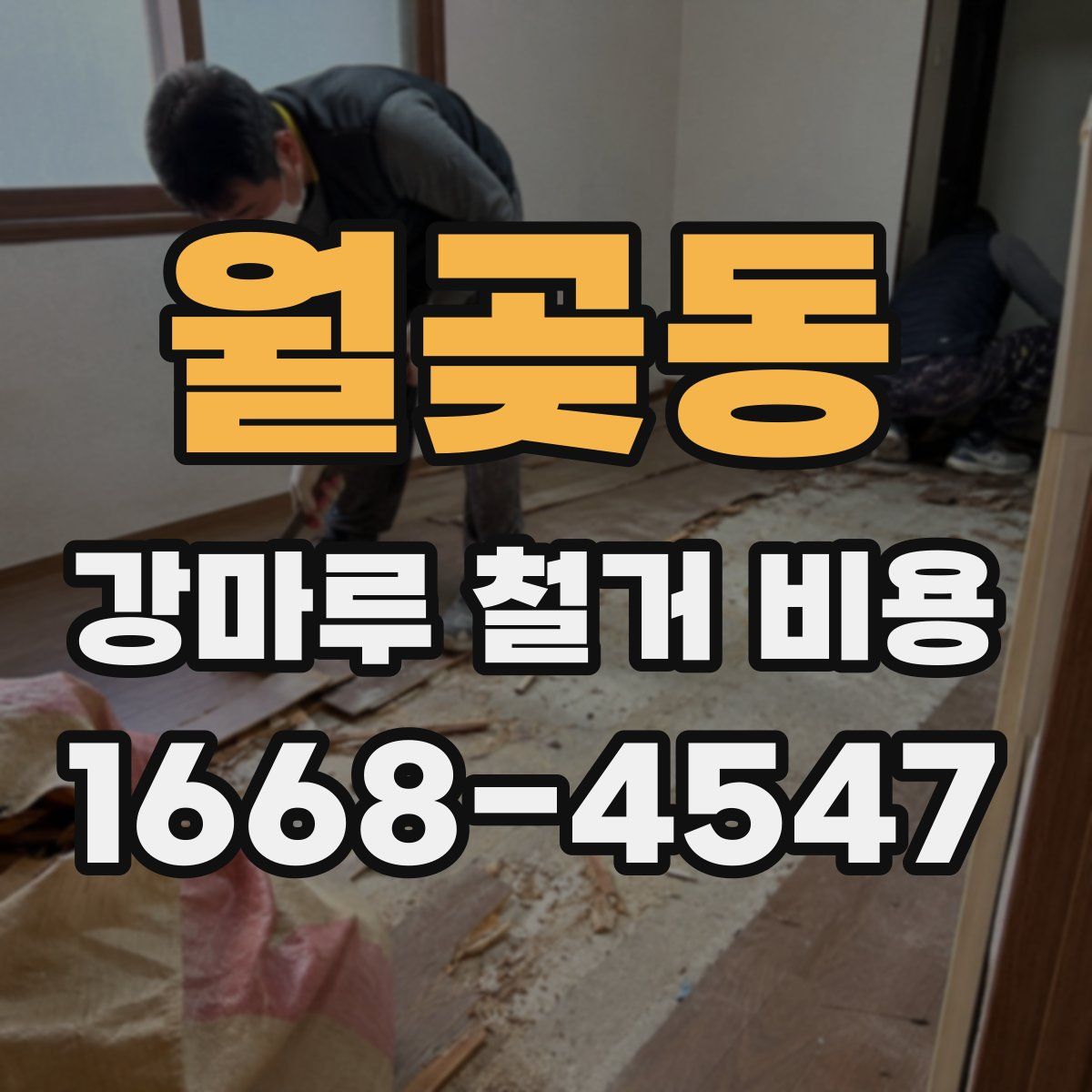 월곶동 강마루 철거 비용