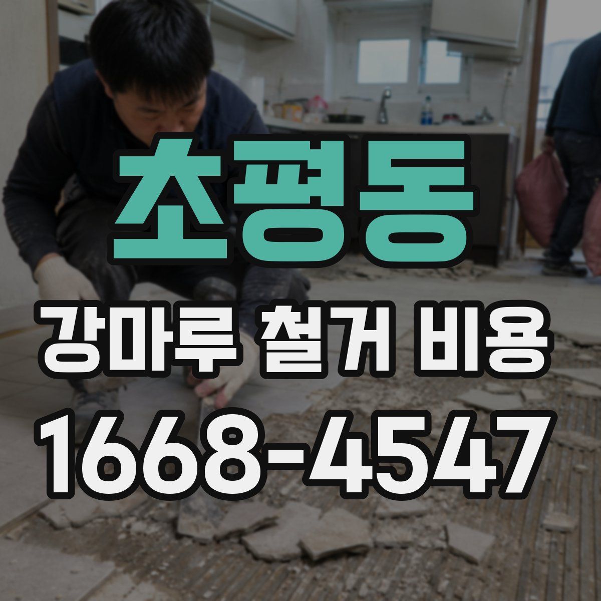 초평동 강마루 철거 비용