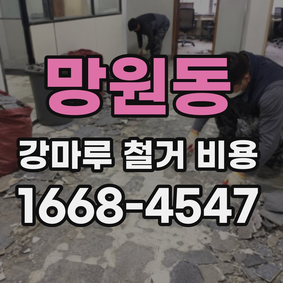 망원동 강마루 철거 비용