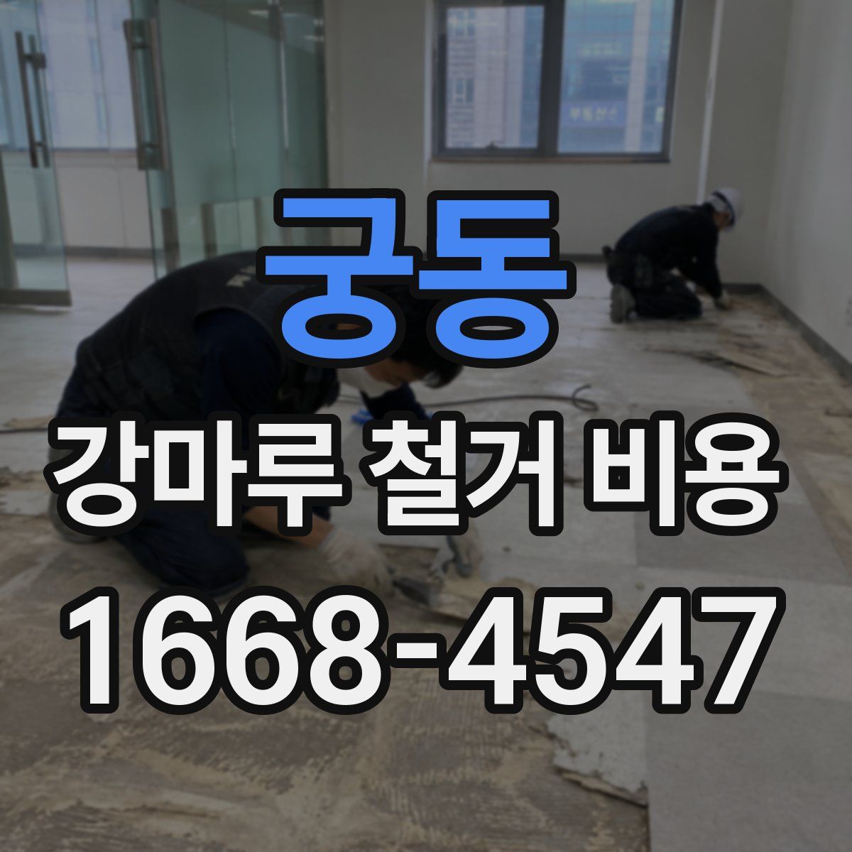 궁동 강마루 철거 비용