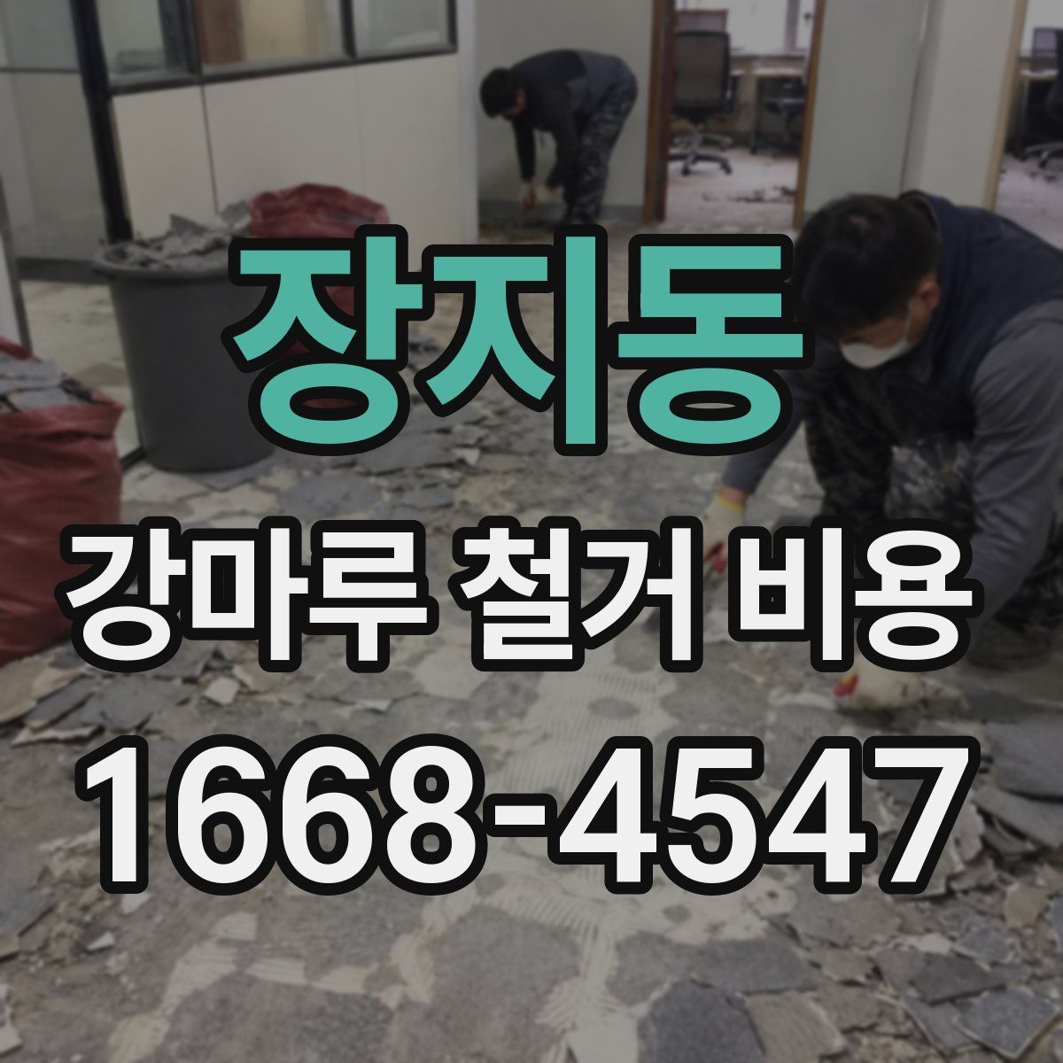 장지동 강마루 철거 비용