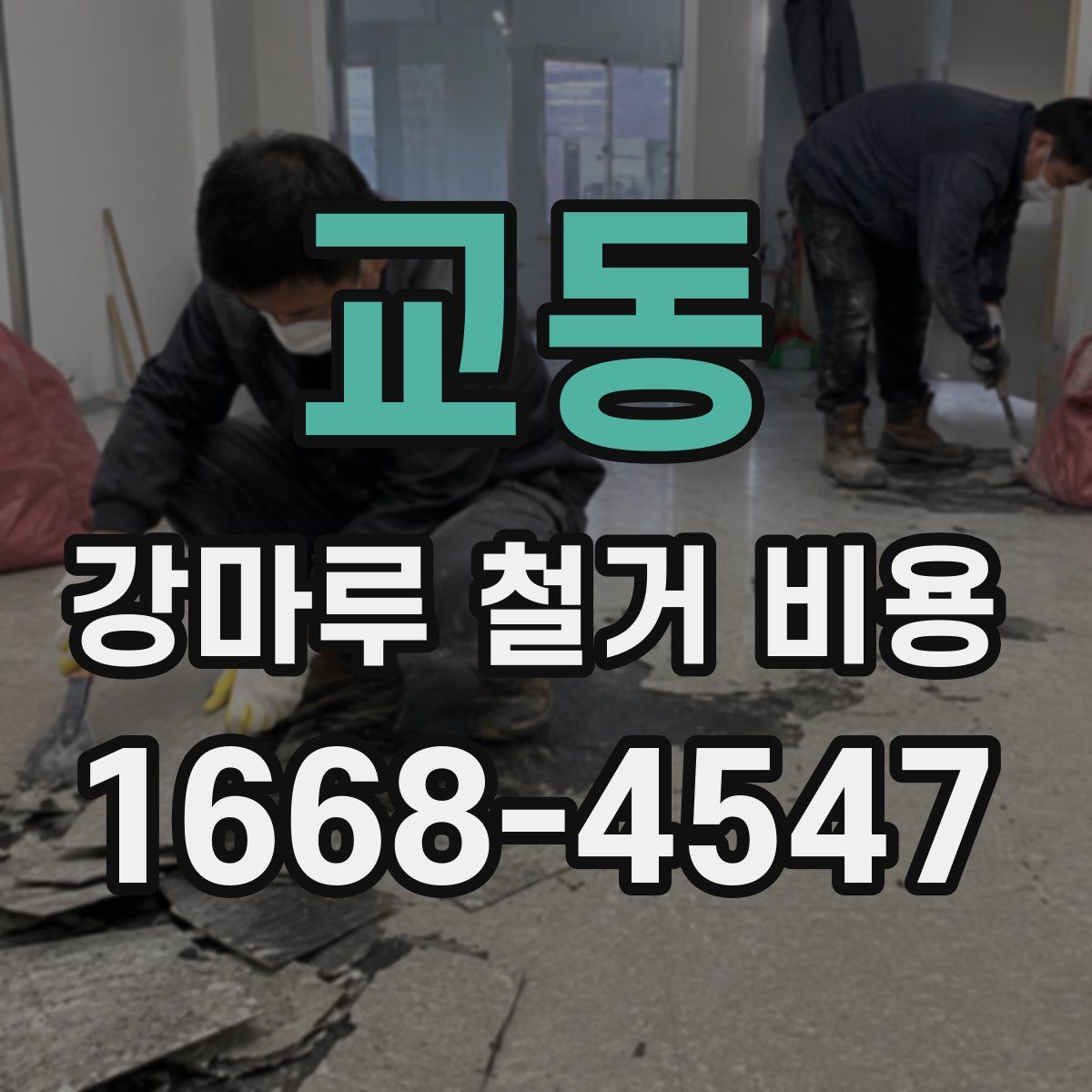 교동 강마루 철거 비용
