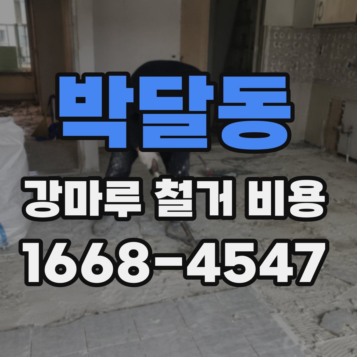 박달동 강마루 철거 비용