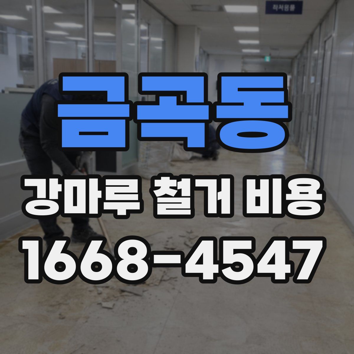 금곡동 강마루 철거 비용