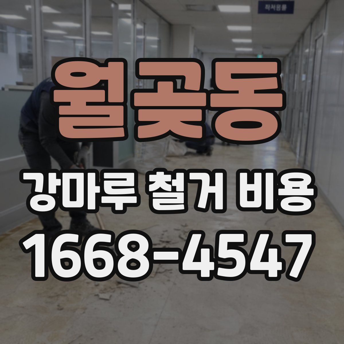 월곶동 강마루 철거 비용