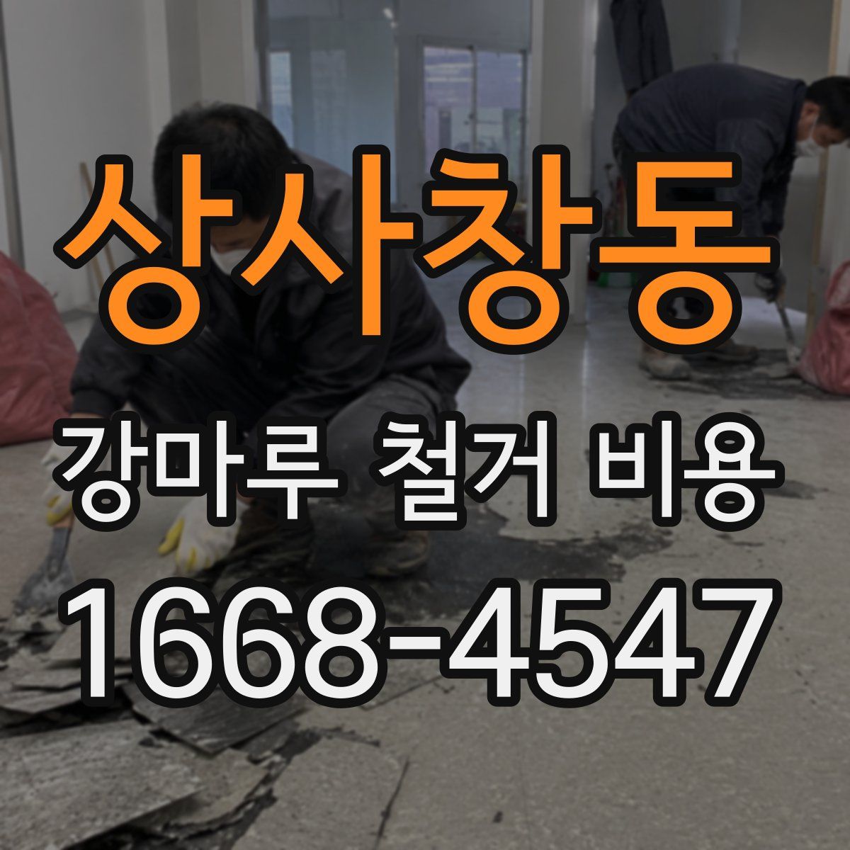 상사창동 강마루 철거 비용