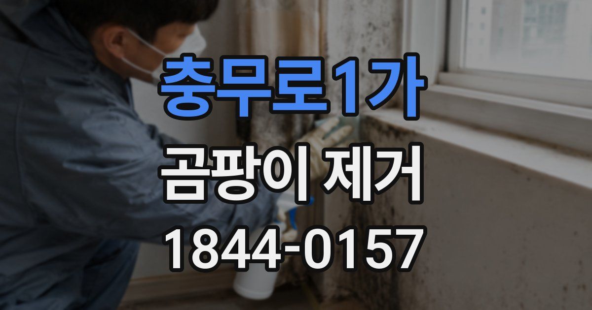충무로1가 곰팡이 제거