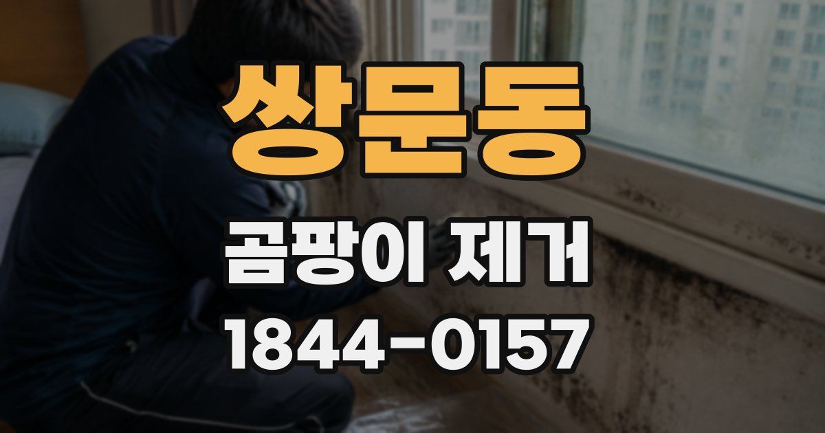쌍문동 곰팡이 제거