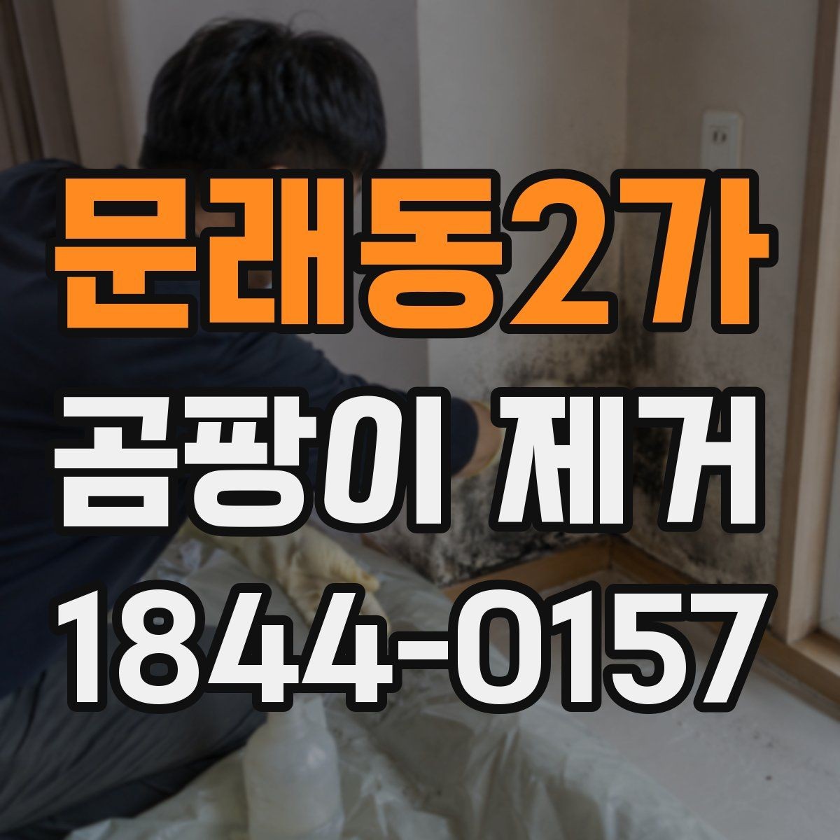 문래동2가 곰팡이 제거 전 준비물과 작업 순서