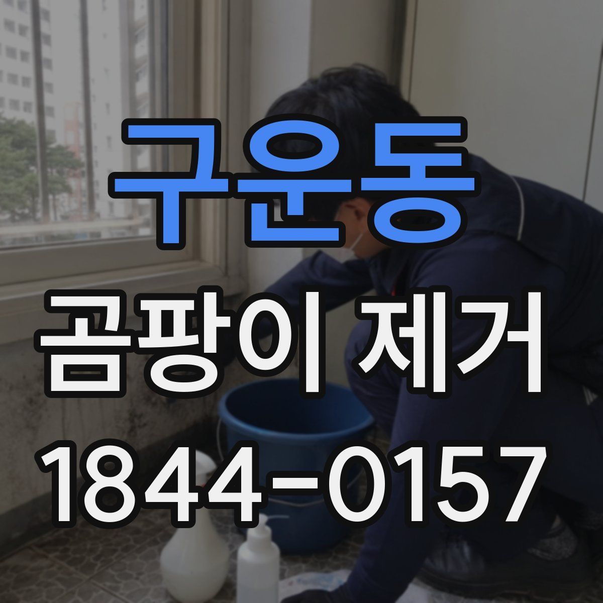 구운동 곰팡이 제거