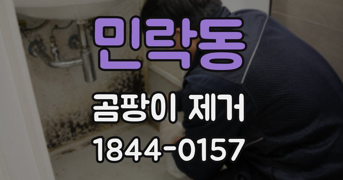 민락동 곰팡이 제거