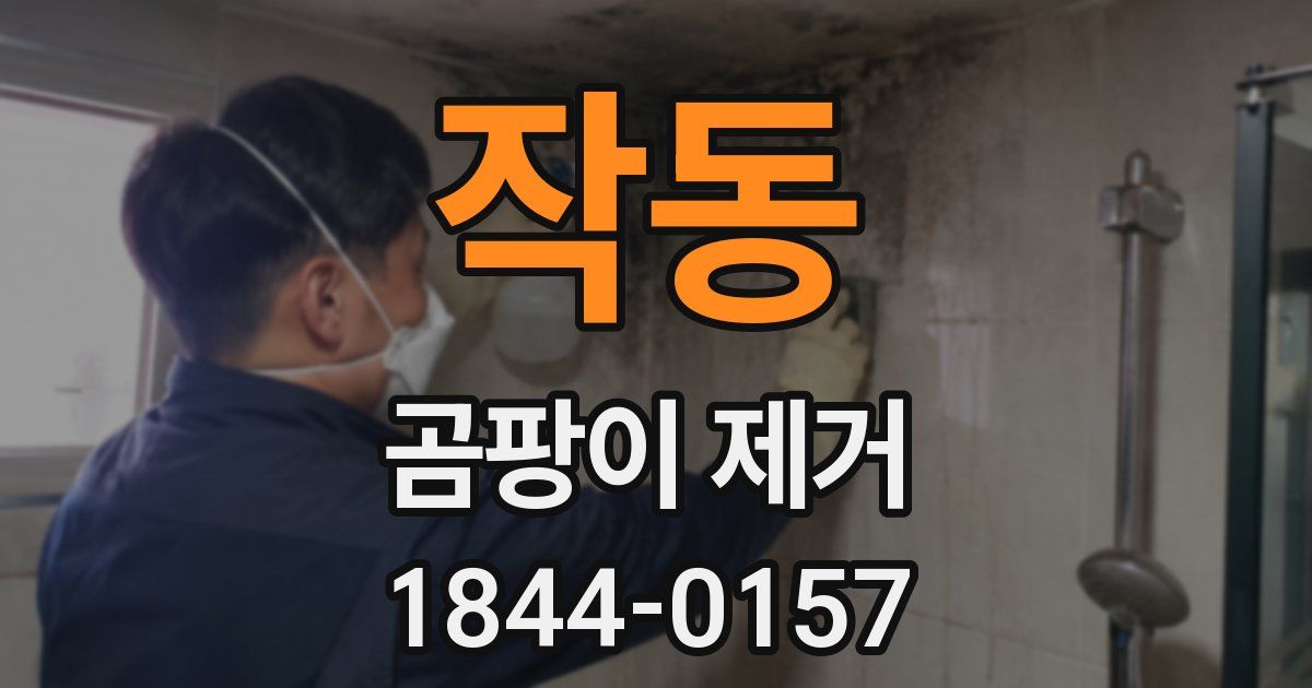 작동 곰팡이 제거