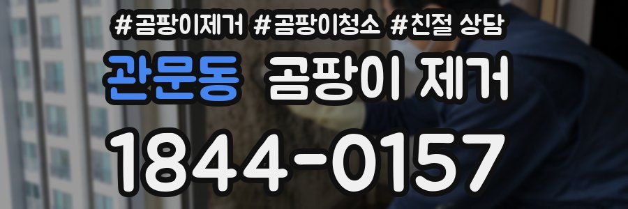 관문동 곰팡이 제거