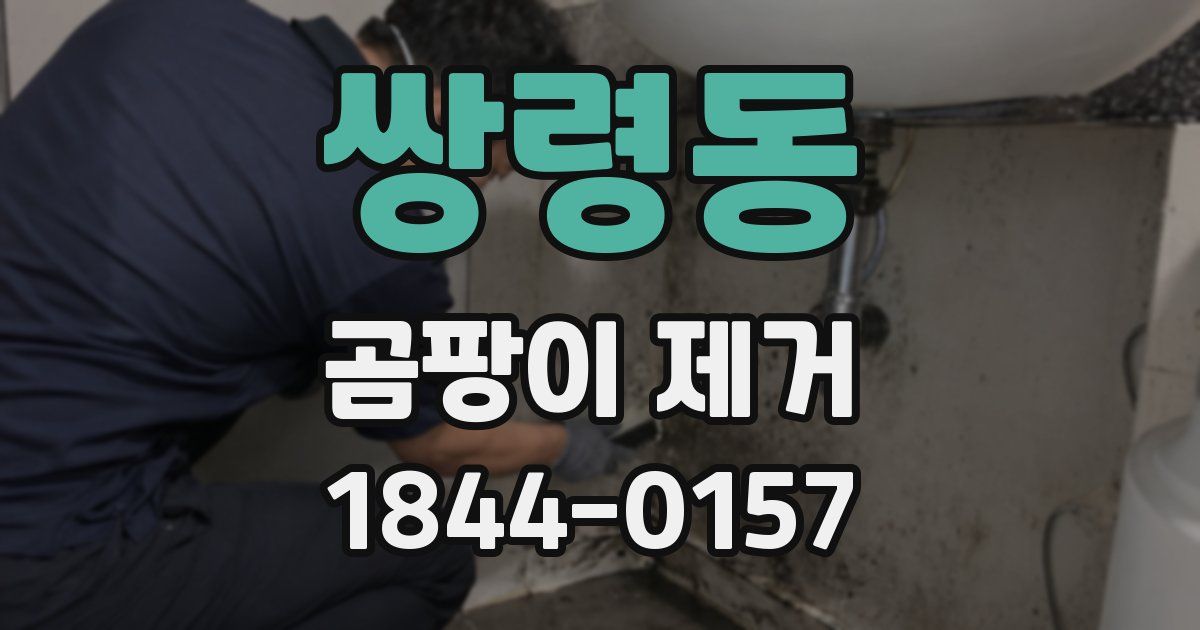 쌍령동 곰팡이 제거