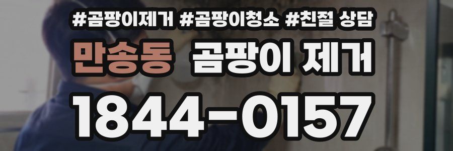 만송동 곰팡이 제거