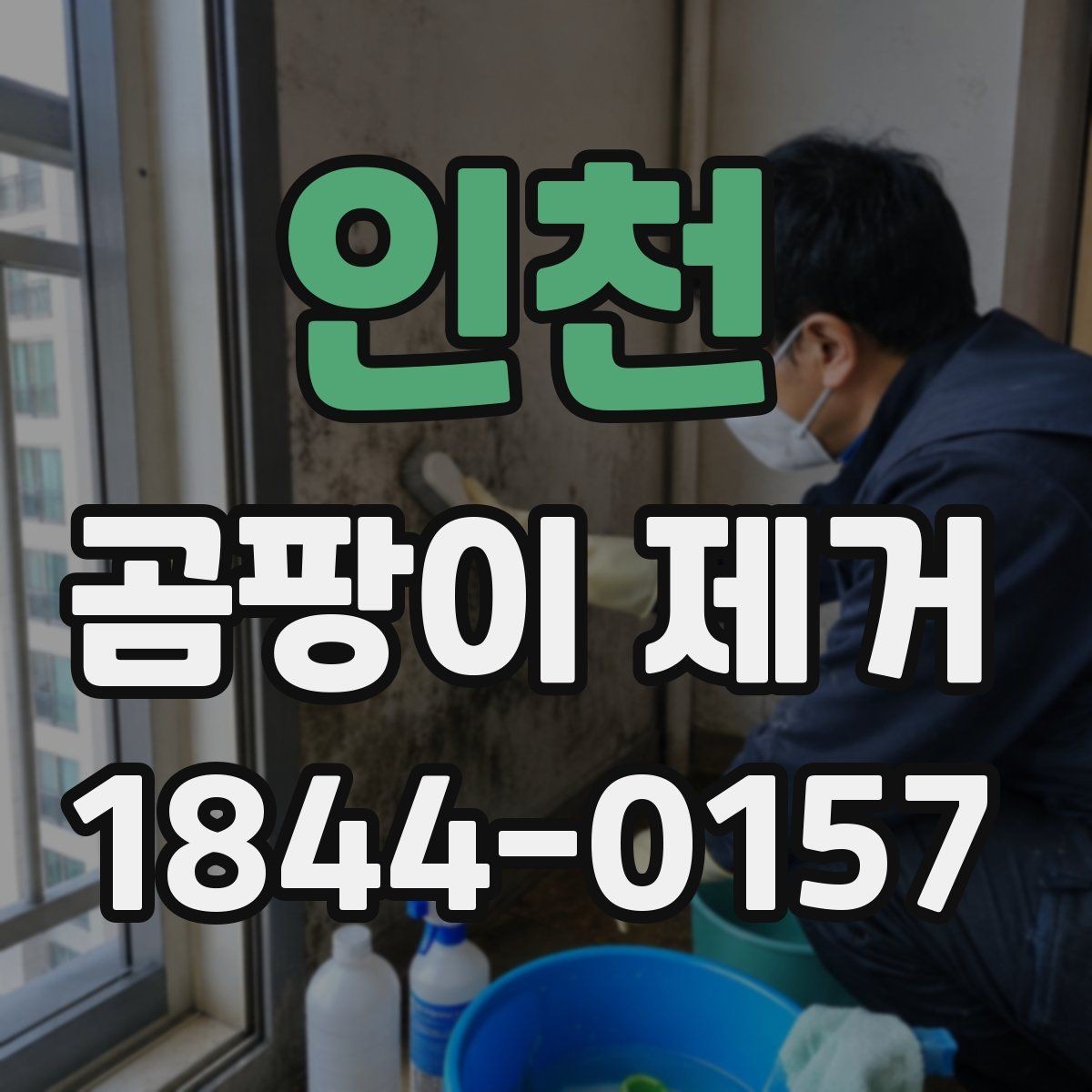 인천 곰팡이 제거 아침저녁 습도 차가 큰 집에서의 관리