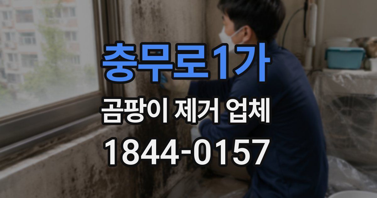 충무로1가 곰팡이 제거 업체