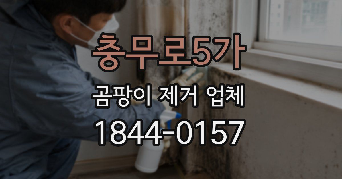 충무로5가 곰팡이 제거 업체