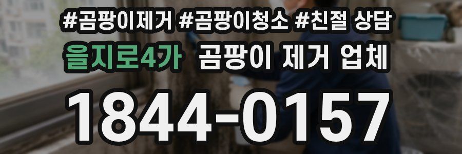 을지로4가 곰팡이 제거 업체