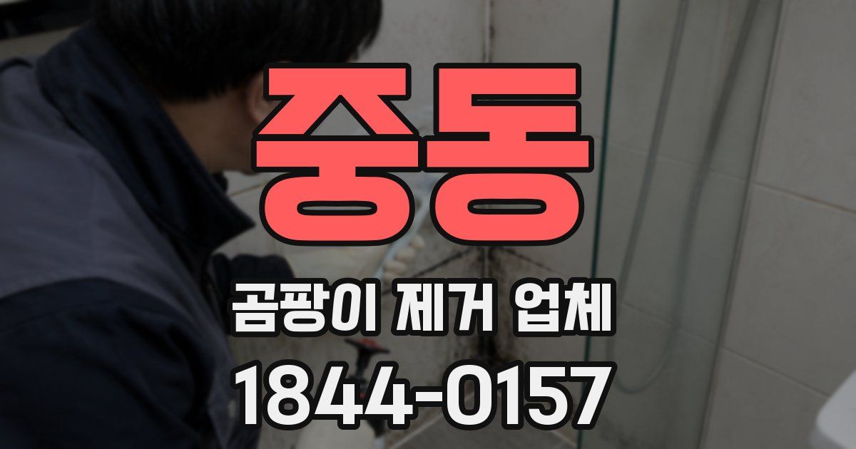 중동 곰팡이 제거 업체