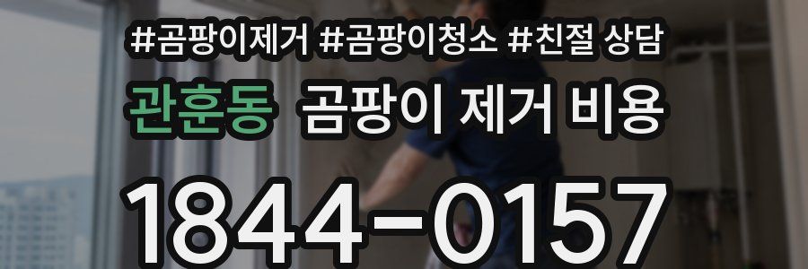 관훈동 곰팡이 제거 비용