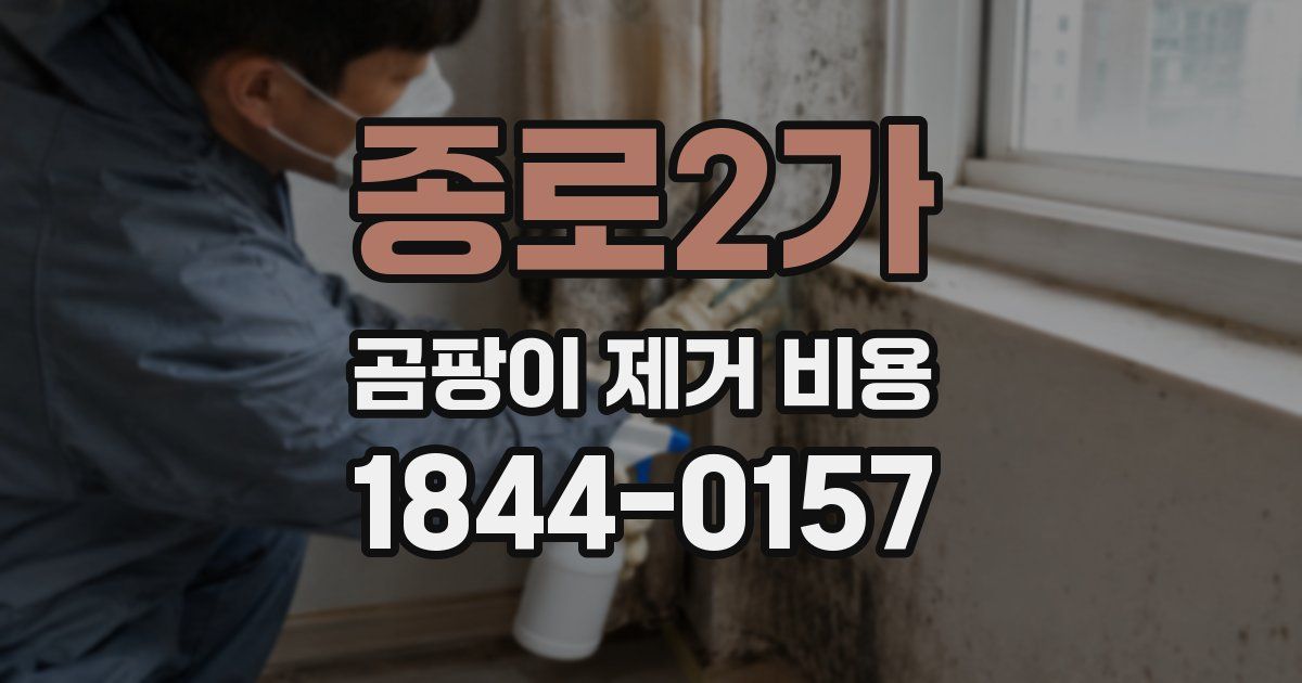 종로2가 곰팡이 제거 비용