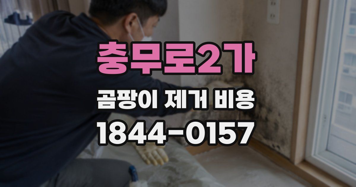 충무로2가 곰팡이 제거 비용