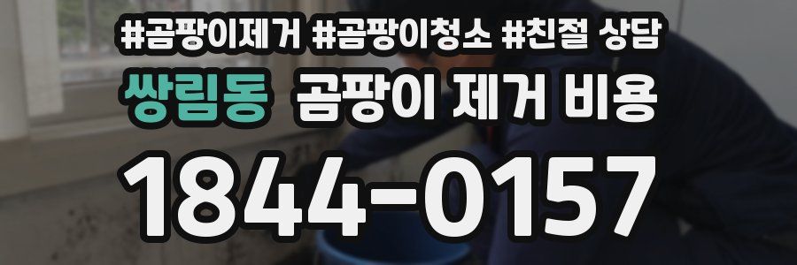 쌍림동 곰팡이 제거 비용