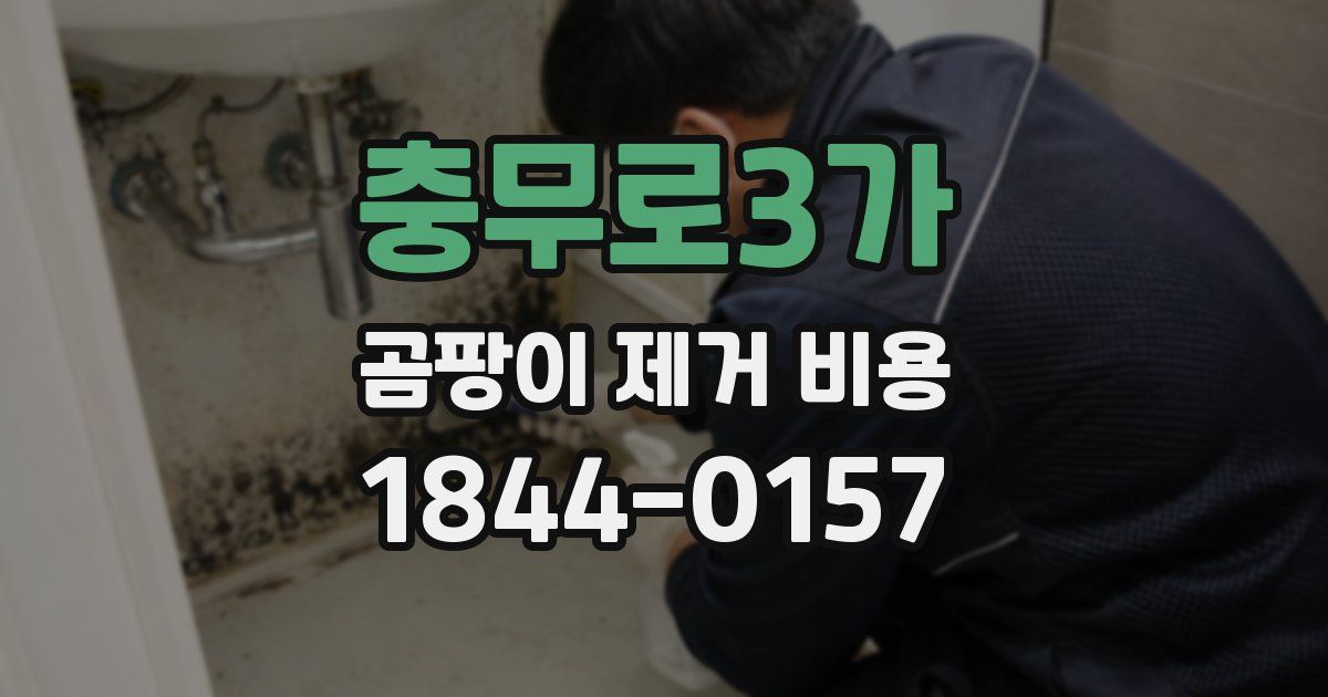 충무로3가 곰팡이 제거 비용