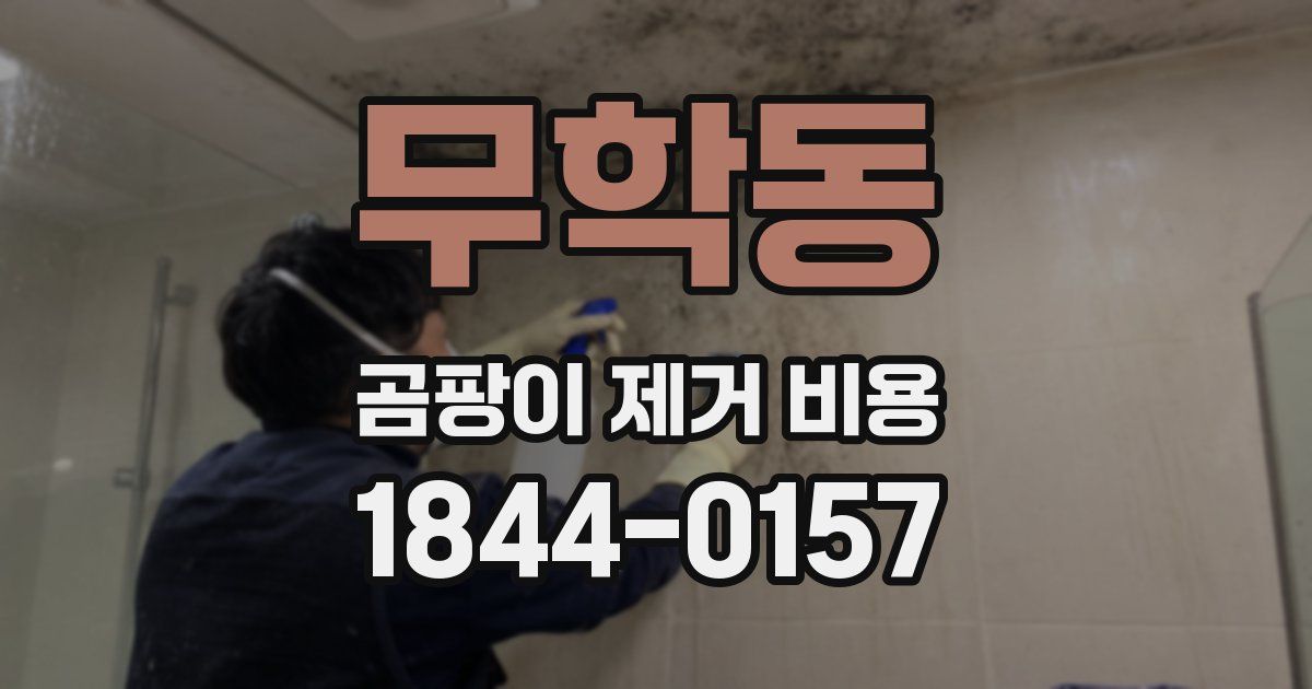 무학동 곰팡이 제거 비용
