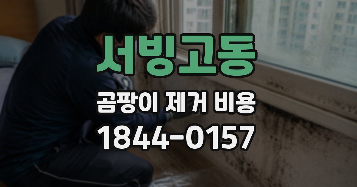 서빙고동 곰팡이 제거 비용