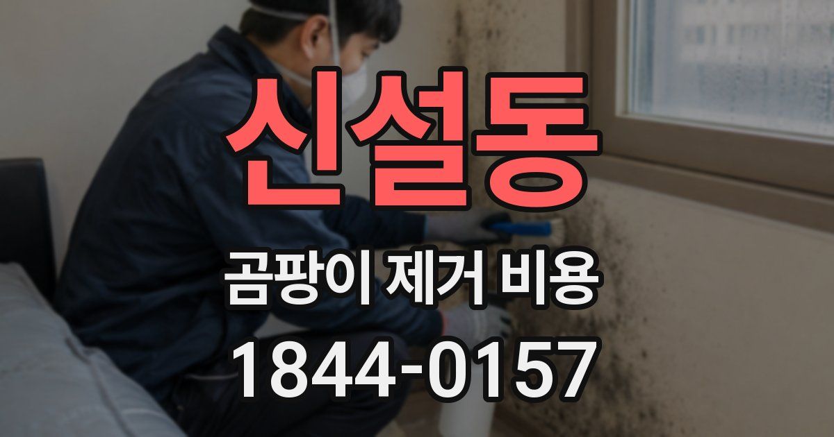 신설동 곰팡이 제거 비용