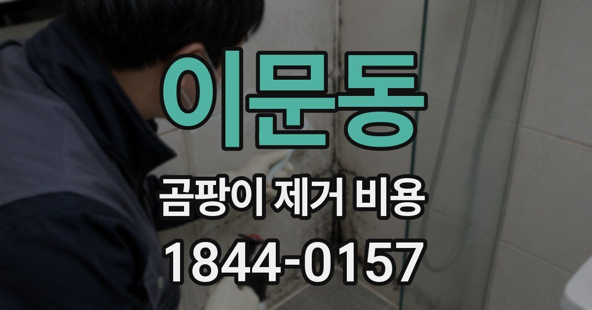 이문동 곰팡이 제거 비용
