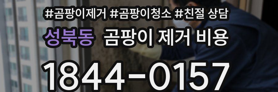 성북동 곰팡이 제거 비용