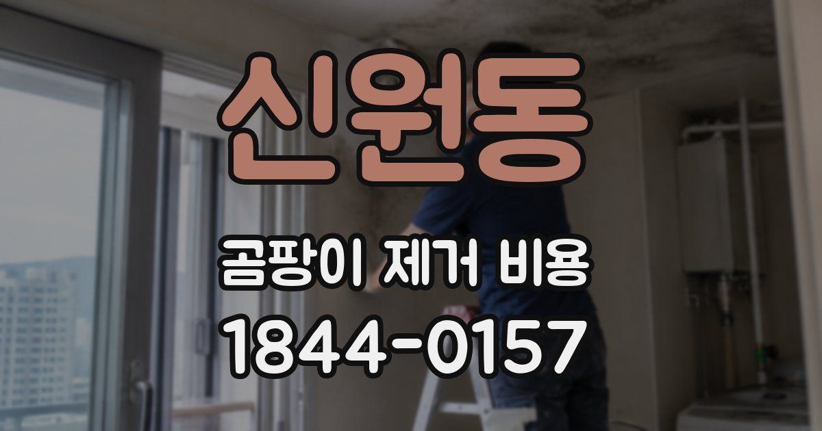 신원동 곰팡이 제거 비용