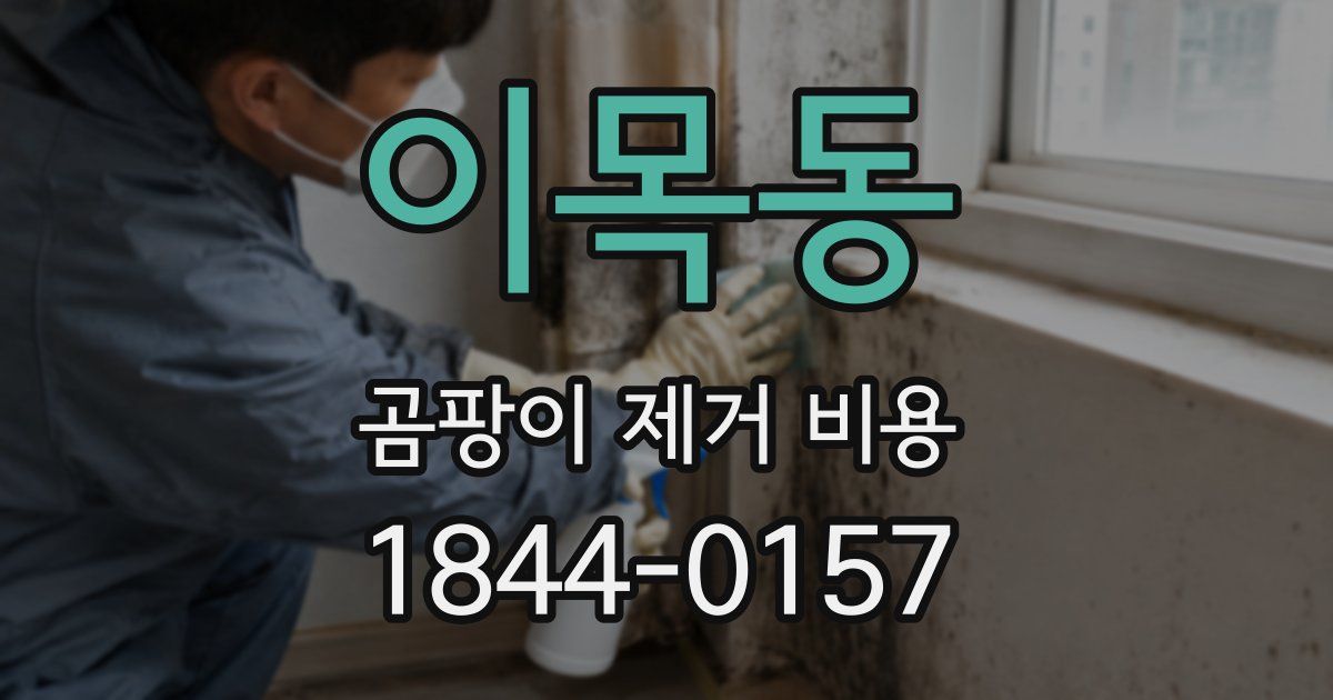 이목동 곰팡이 제거 비용